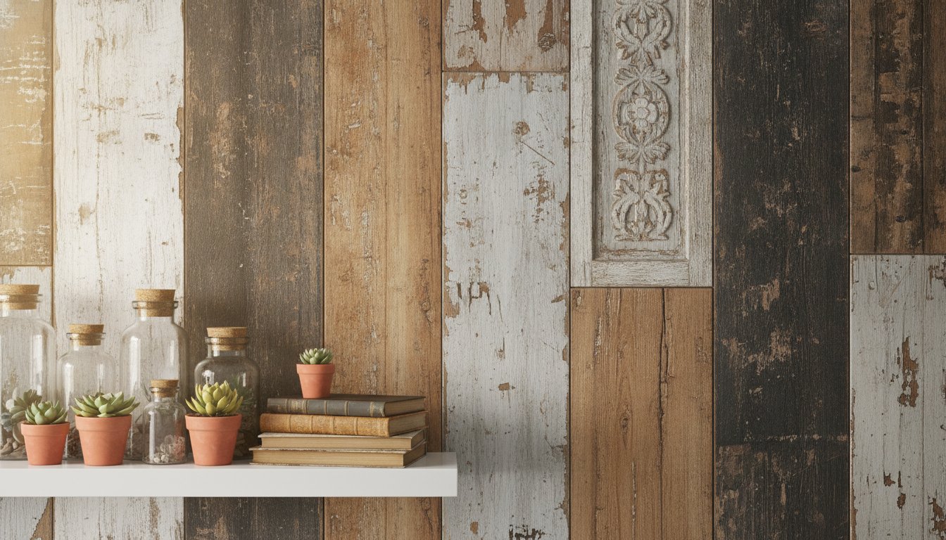 Drewno na ścianie w stylu vintage – praktyczne wskazówki