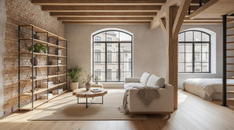 Loft w kamienicy z naturalnych materiałów – praktyczne wskazówki