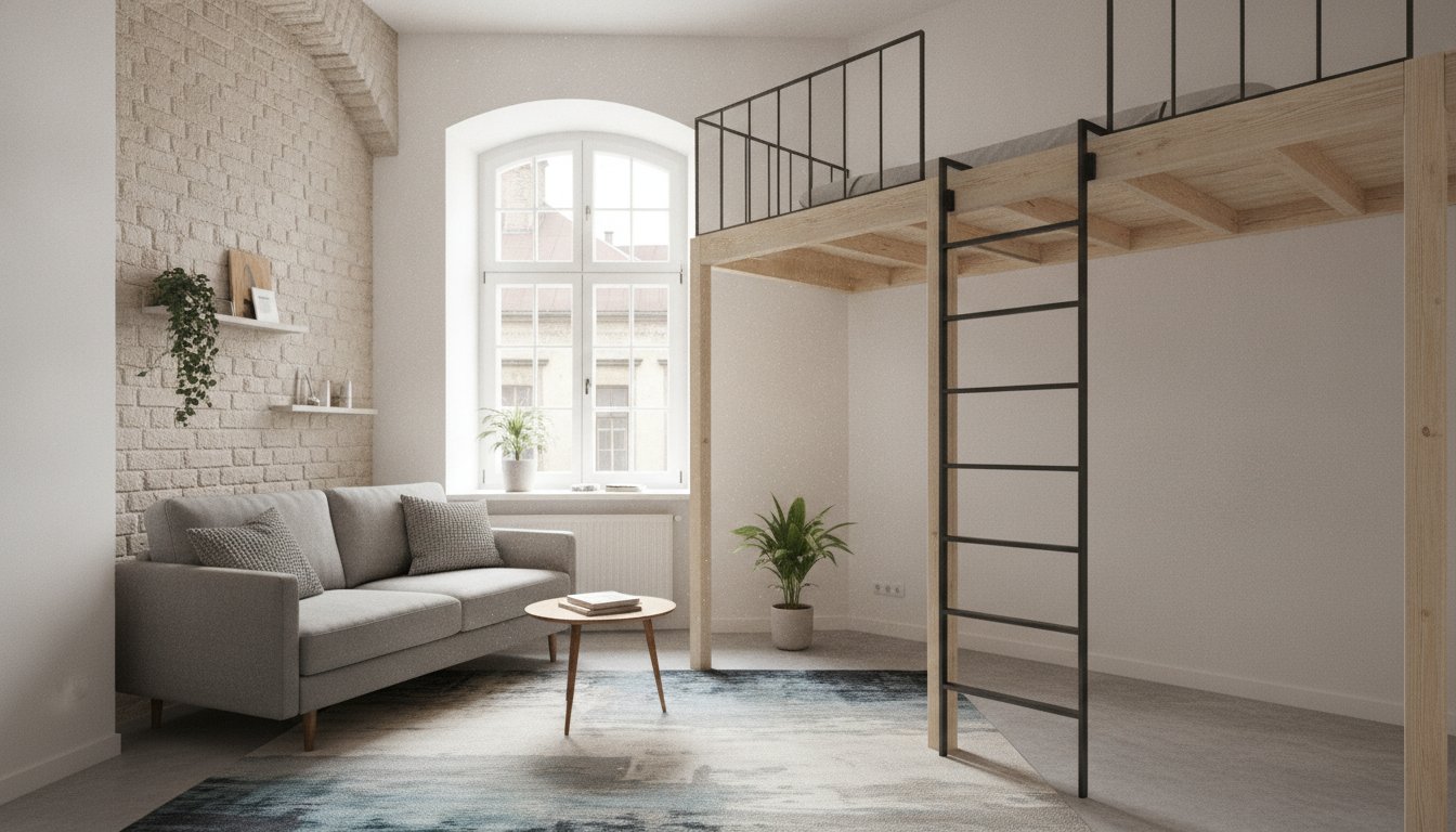 Loft w kamienicy w kawalerce – na co zwrócić uwagę