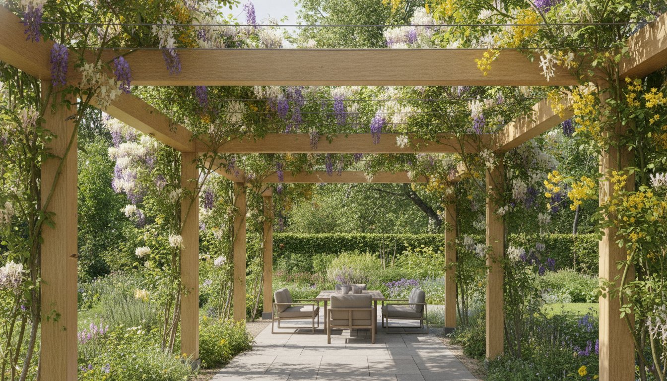 Pergola z pnączami przyjazny pszczołom – kompletny przewodnik